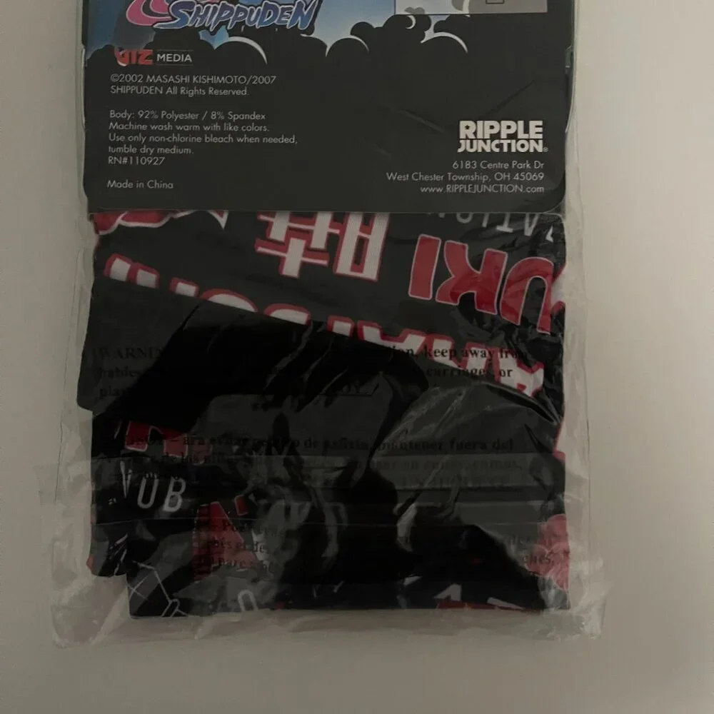 Naruto Shippuden Men’s Boxer Briefs Size Large Two Pair Anime Merch